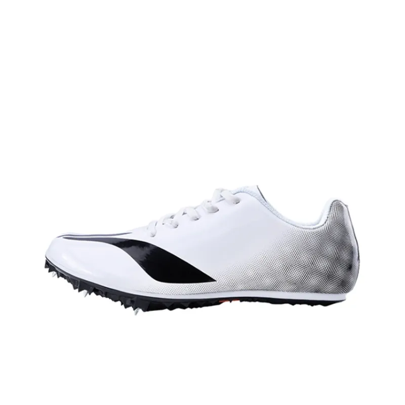 LiNing Anti Slip Wear Resistant Lightweight Coverage Low Top Running Shoes Men's White-0