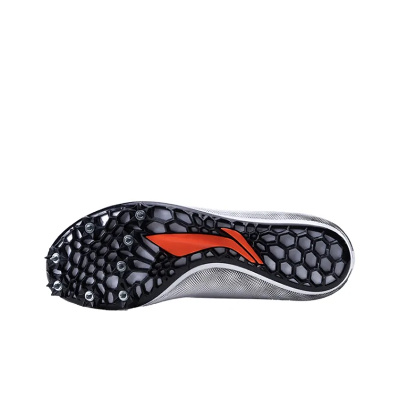 LiNing Anti Slip Wear Resistant Lightweight Coverage Low Top Running Shoes Men's White-4