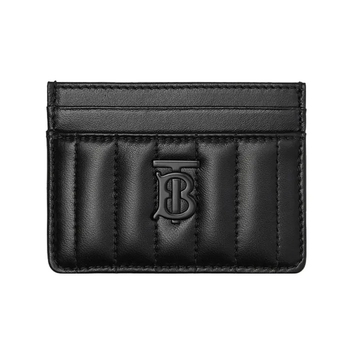 Burberry Lola Lola Bag Lambskin Card Holder Women's Black-0