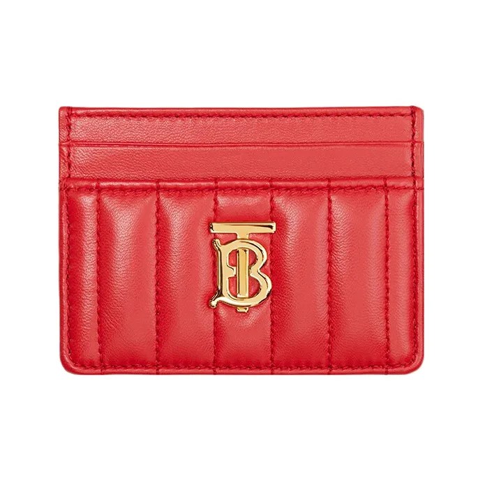 Burberry Lola Lola Bag Lambskin Card Holder Women's Bright Red-0