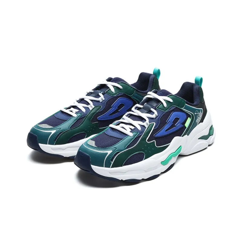 FILA FILA X Magic Stick Joint Series Breathable Low-Top Running Shoes Men's Yellow Green-1