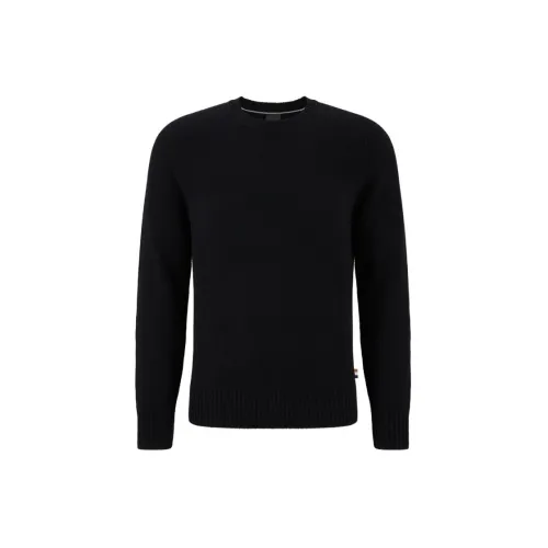 HUGO BOSS Cashmere Sweaters Men Pitch Black