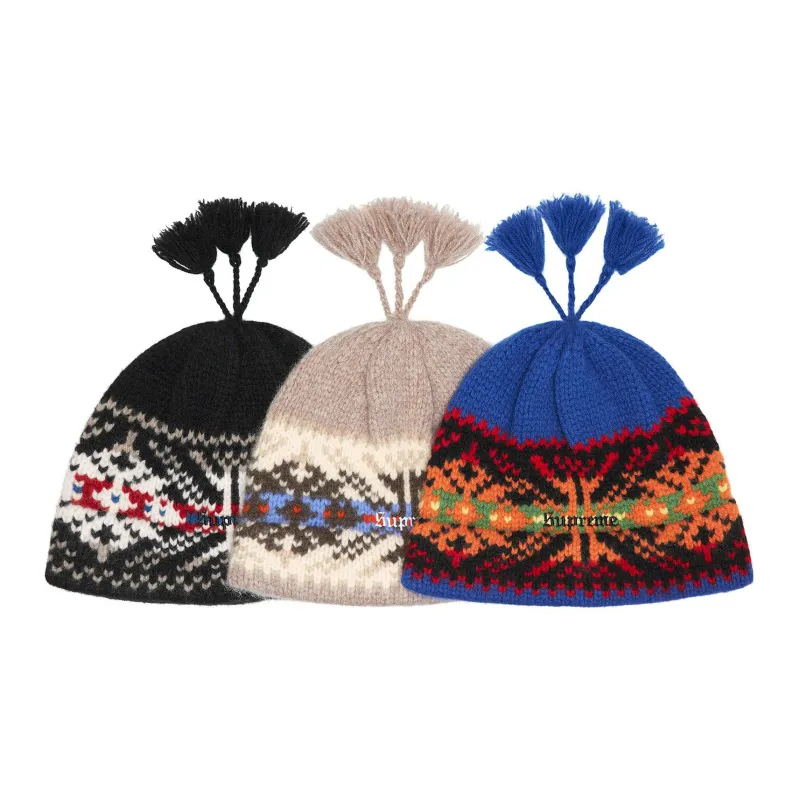 Supreme Tassel Beanie-4