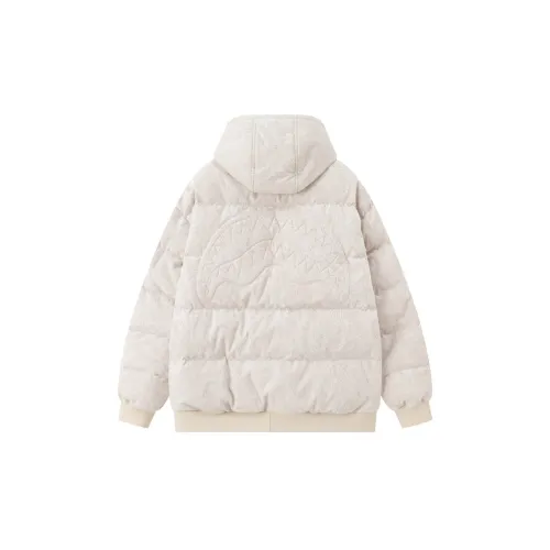 SPRAYGROUND Down Jackets Unisex Off White