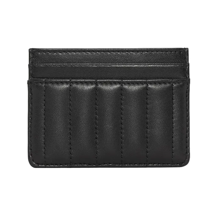 Burberry Lola Lola Bag Lambskin Card Holder Women's Black-2