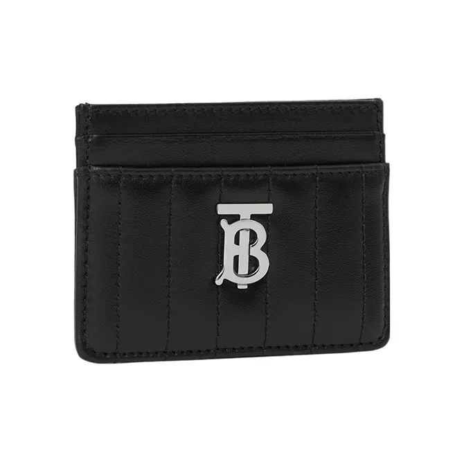 Burberry Lola Bag Lambskin Card Holder Women's Black-1