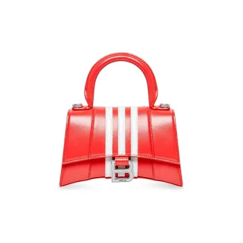 Balenciaga X Adidas Hourglass Xs Box Handbag Red