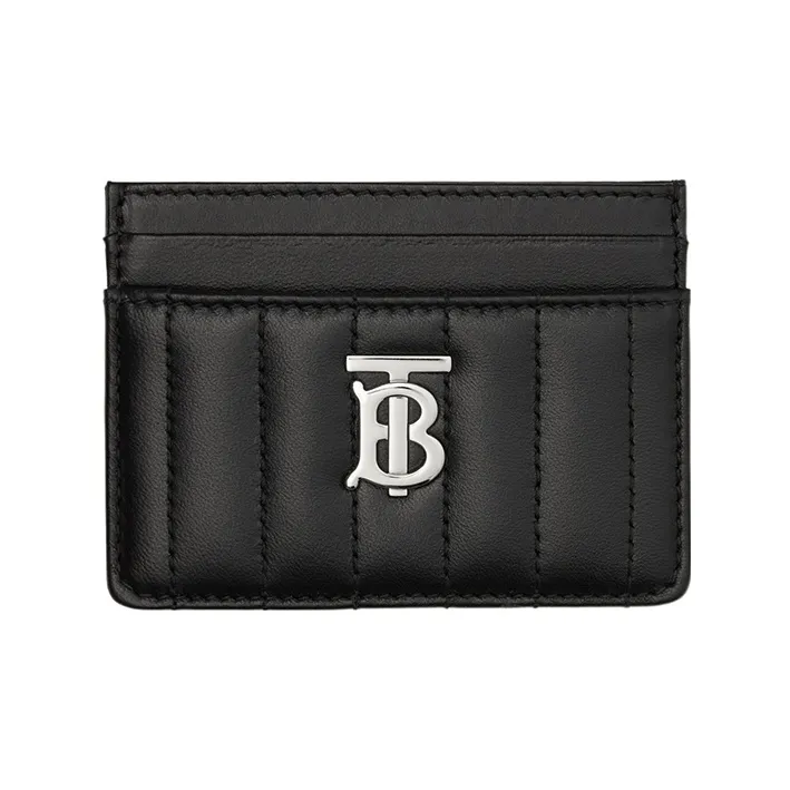 Burberry Lola Bag Lambskin Card Holder Women's Black-0