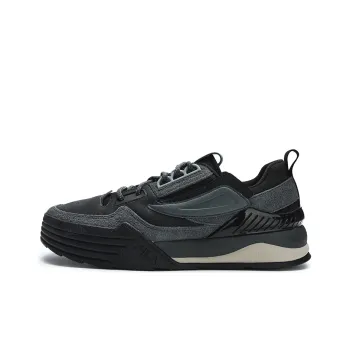 FILA PALA Low Top Skateboard Shoes Men's Black Contour Gray