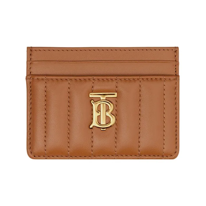 Burberry Lola Lola Bag Lambskin Card Holder Women's Brown-0