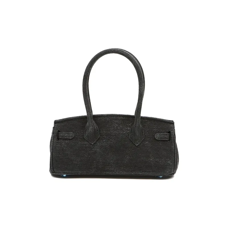 Margin Goods Canvas Handbag Mini Women's Blue/Black-2