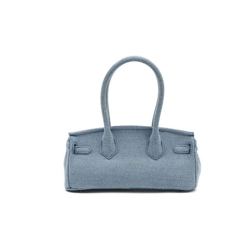 Margin Goods Canvas Handbag Mini Women's Blue/Black-7