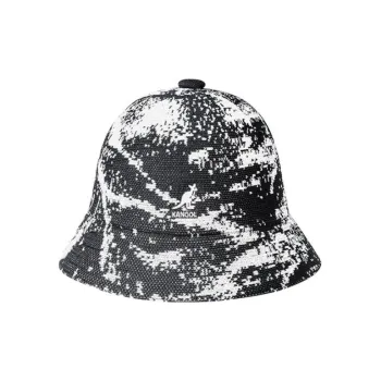 KANGOL Bucket Hat Unisex Black White