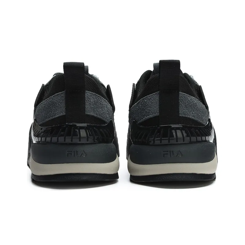 FILA PALA Low Top Skateboard Shoes Men's Black Contour Gray-3