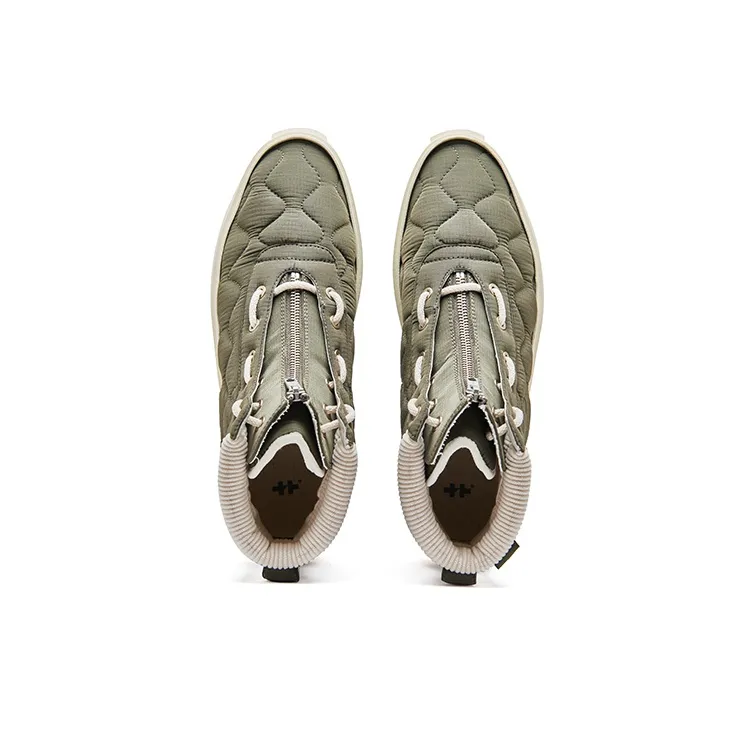 EQLZ EQUALIZER FAULT HI Abrasion Resistant Slip Resistant Low Top Skateboard Shoes Unisex Army Green Misprint-3