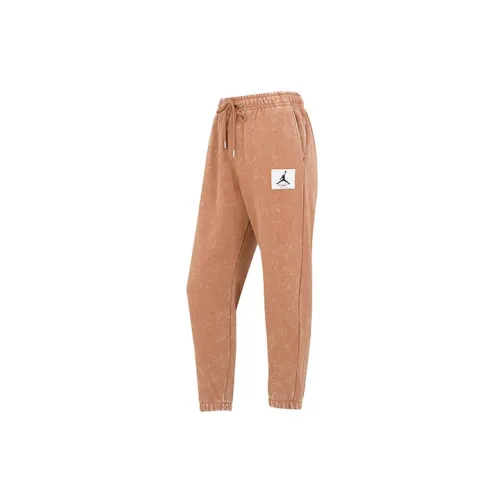 Air Jordan Essential Knitted Sweatpants Men Mineral Clay Yellow