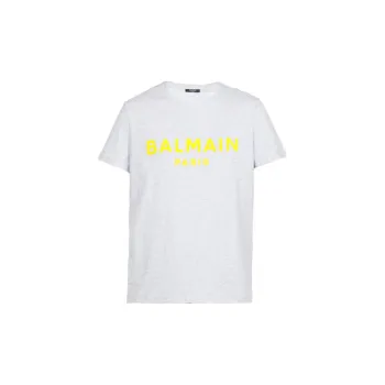 BALMAIN T-Shirts Men Gray