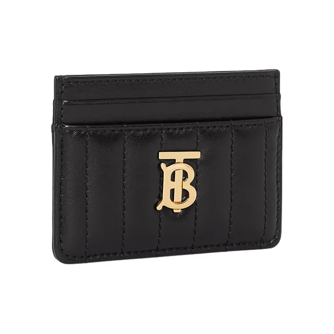 Burberry Lola Lola Bag Lambskin Card Holder Women's Black-1