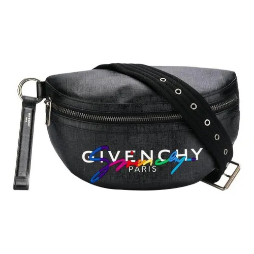 GIVENCHY PVC Crossbody Bag Sling Bag Fanny Pack Unisex Black