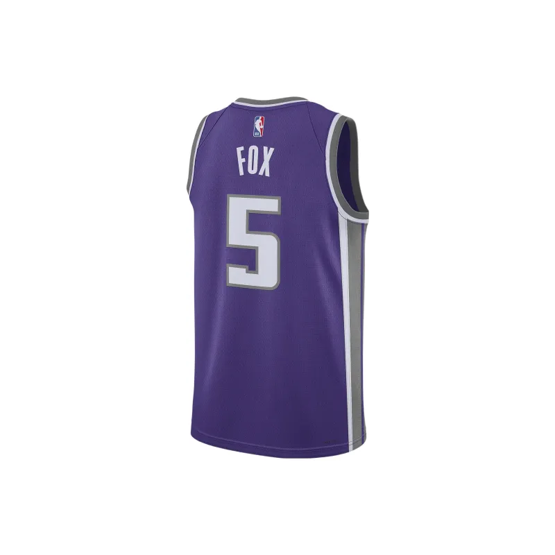 Nike De'Aaron Fox Sacramento Kings 2024/25 Hardwood Classics Men's Nike Dri FIT Nba Swingman Jersey-1