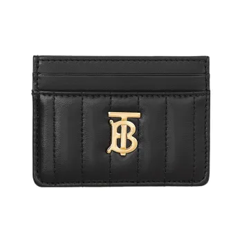 Burberry Lola Lola Bag Lambskin Card Holder Women's Black
