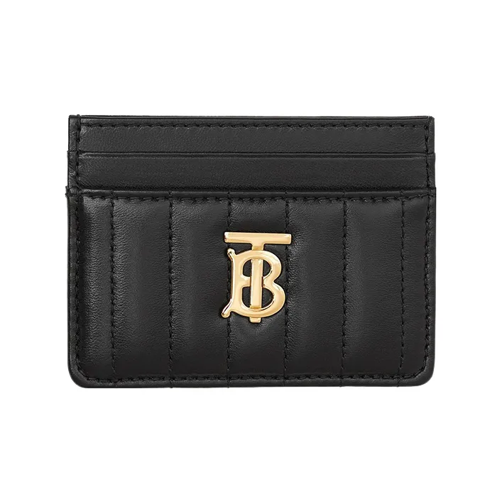 Burberry Lola Lola Bag Lambskin Card Holder Women's Black-0