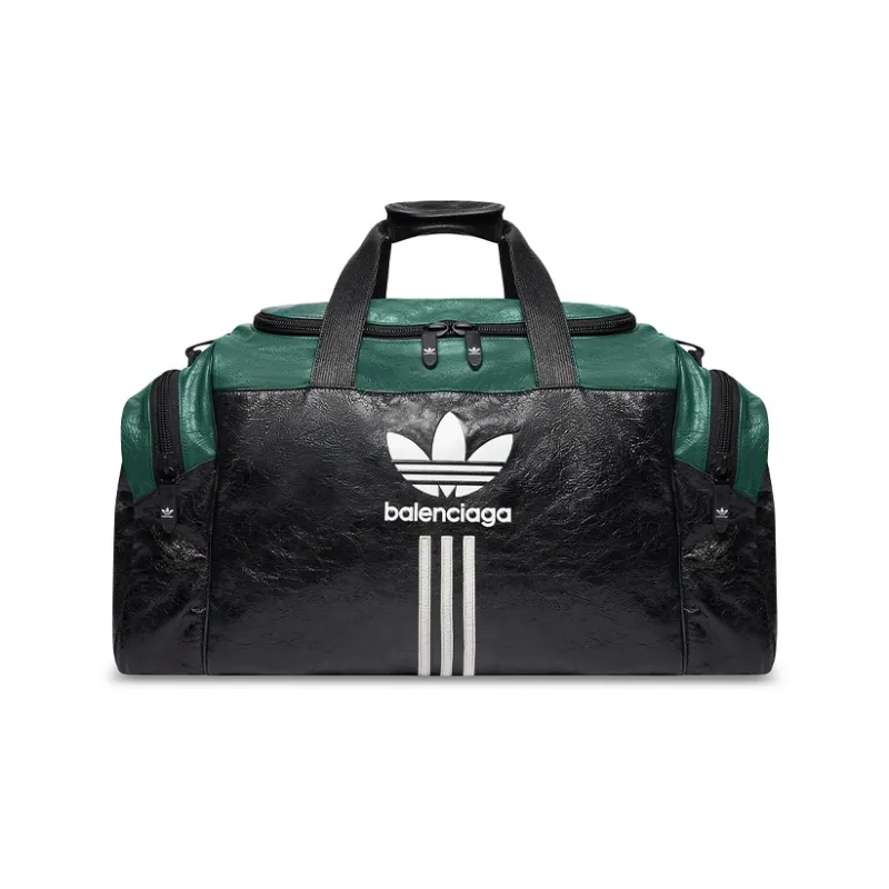 Balenciaga X Adidas Gym Bag Black/Green-0
