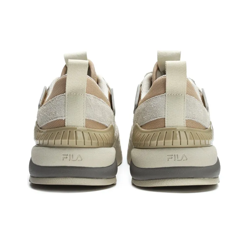 FILA PALA Anti Slip Wear Resistant Low Top Skateboard Shoes Men's Champagne-3