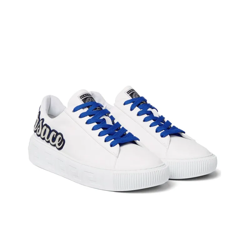 VERSACE La Greca Varsity Sneaker 'White'-2