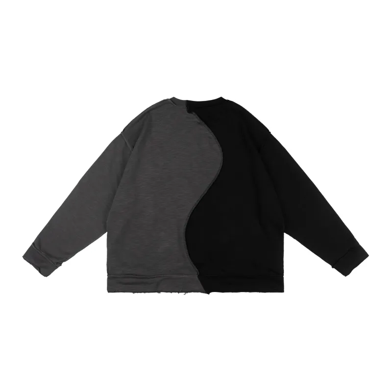 XINYINSU Sweatshirt Unisex Black Gray-1