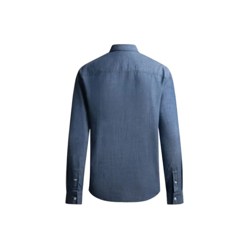 ARMANI EXCHANGEAE FW22 Shirt Men's Blue-1