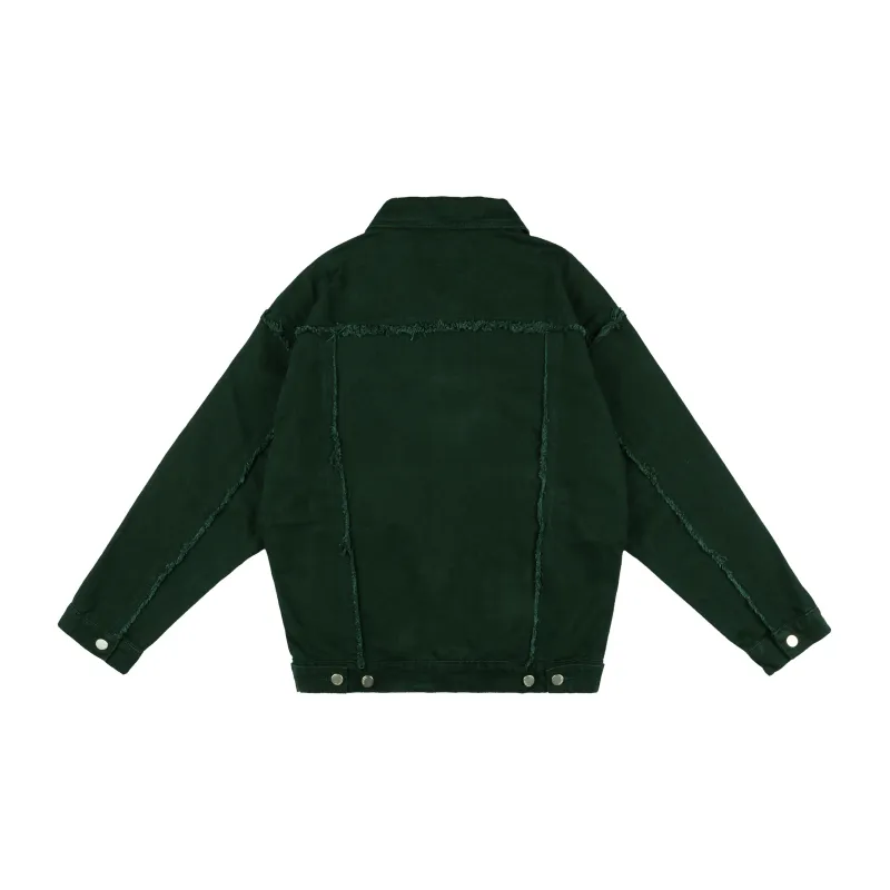 XINYINSU Denim Jacket Unisex White-9