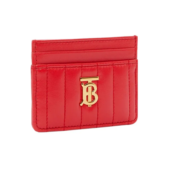Burberry Lola Lola Bag Lambskin Card Holder Women's Bright Red-1