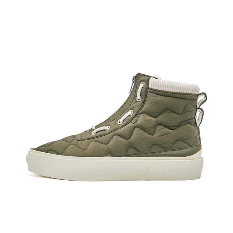 EQLZ EQUALIZER FAULT HI Abrasion Resistant Slip Resistant Low Top Skateboard Shoes Unisex Army Green Misprint-0