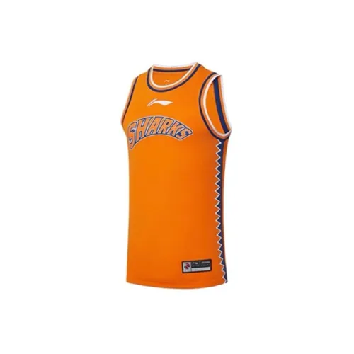 LINING CBA Collection Basketball Jerseys Men Orange