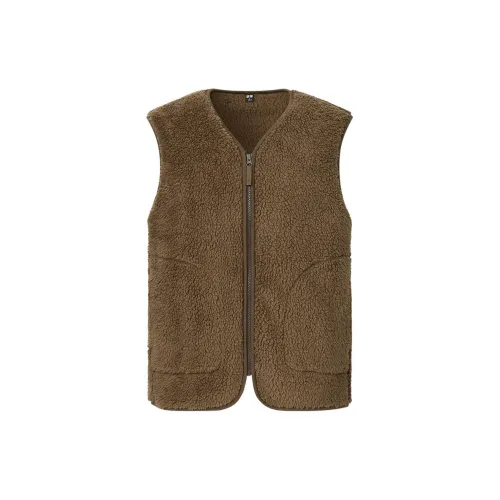 UNIQLO Vests Men Brown