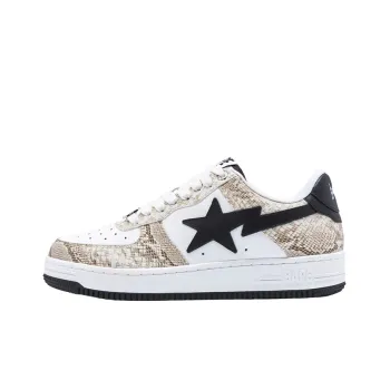 BAPE A BATHING APE Bape Sta Snake Skin Beige