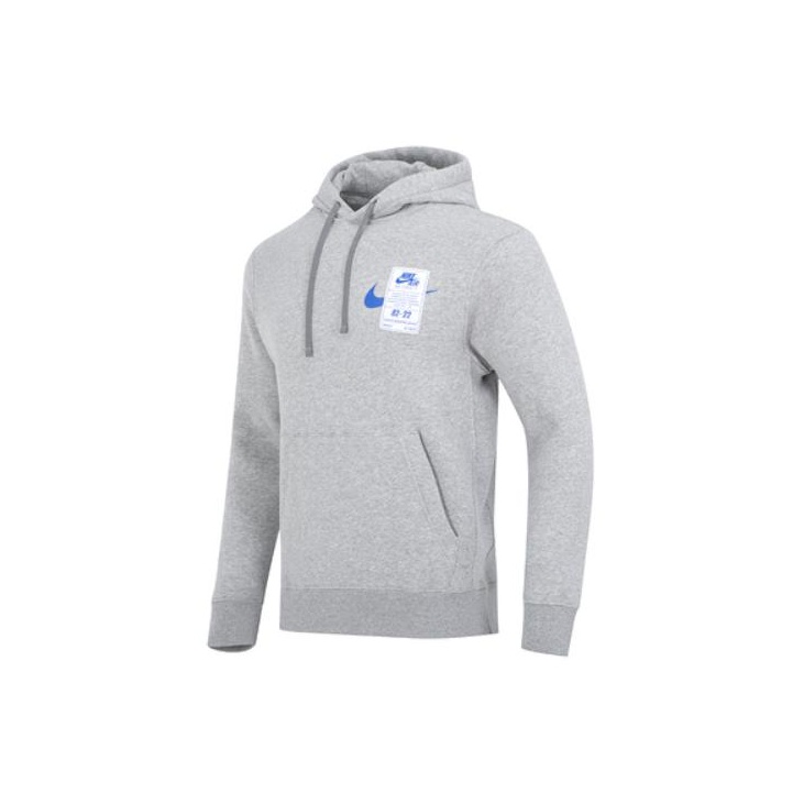 Nike Sportswear Pullover online Hoodie Sweatshirt Gray & Blue CI4406-022 Medium