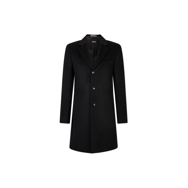 Boss overcoat sale best sale