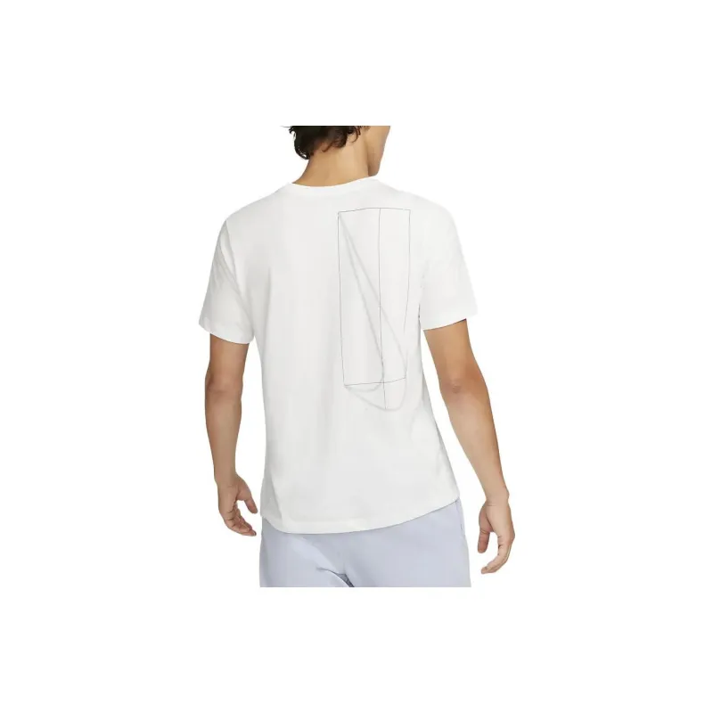 Nike T Shirts Men White-1
