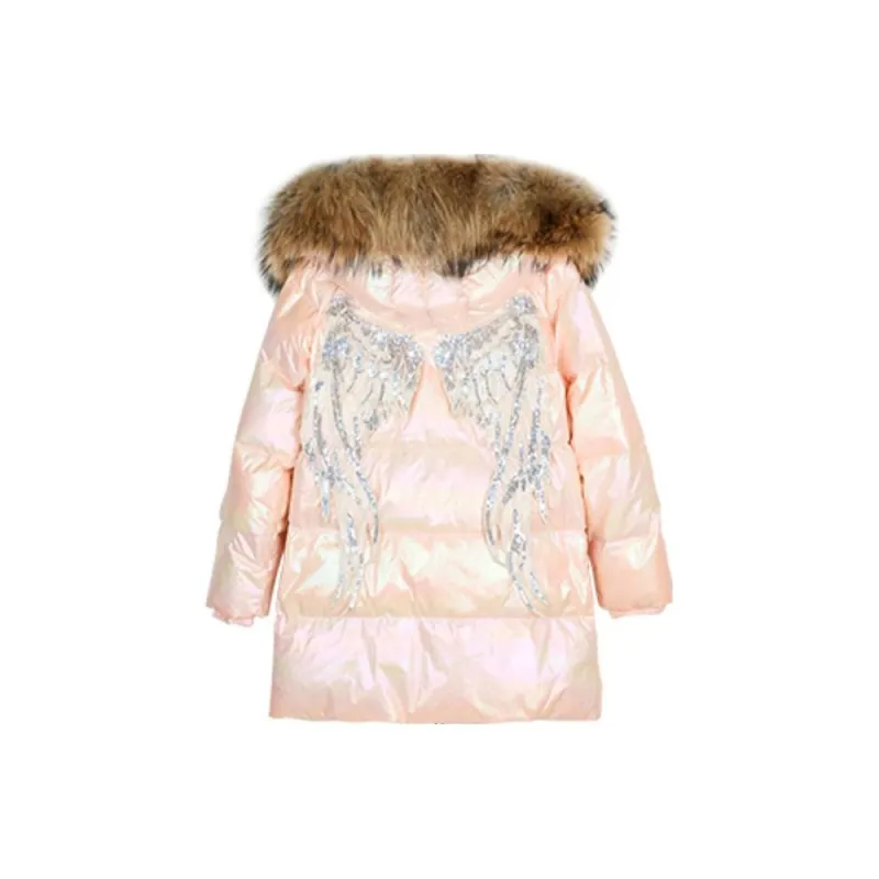LALABOBO Hooded Loose Fit Thickened Mid Length Down Jacket Women's-3