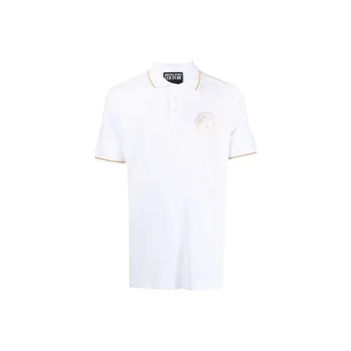 VERSACE JEANS COUTURE Polo Shirts Men White