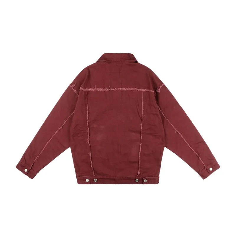 XINYINSU Denim Jacket Unisex White-16