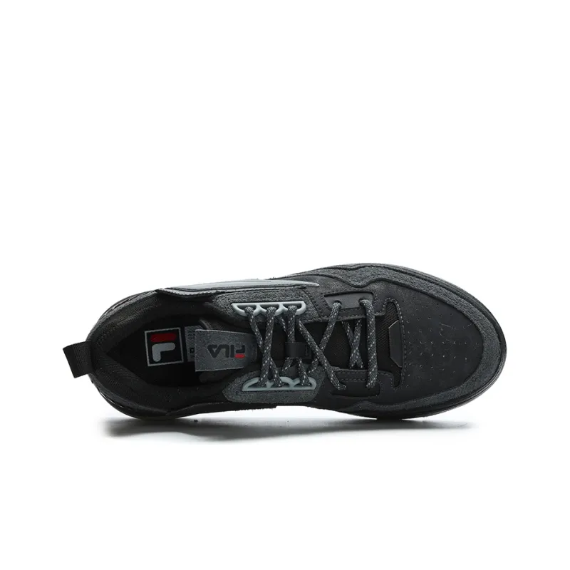 FILA PALA Low Top Skateboard Shoes Men's Black Contour Gray-2
