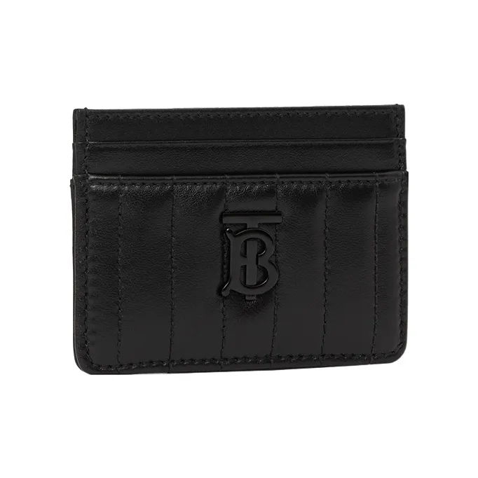 Burberry Lola Lola Bag Lambskin Card Holder Women's Black-1