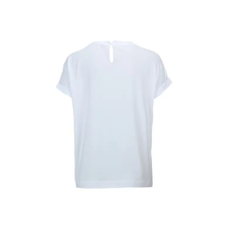 Brunello Cucinelli Chain Trim Crewneck T Shirt-1