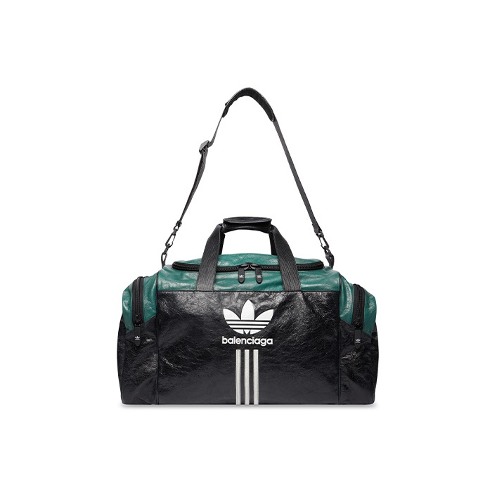 【関税送料込】BALENCIAGA x ADIDAS ORIGINALS ハンドバッグ Balenciaga X Adidas Gym Bag Black/Green - POIZON