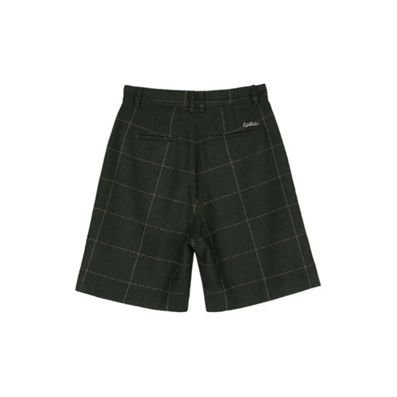 LALABOBO Casual Shorts Women's Green-1