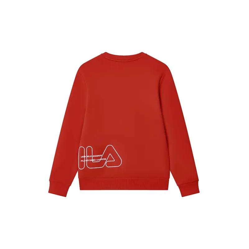 FILA Sweatshirts Men Dark Rhythm Red-1