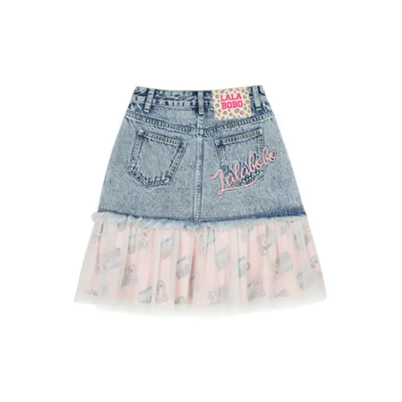 LALABOBO Denim Short Skirts Women's-1